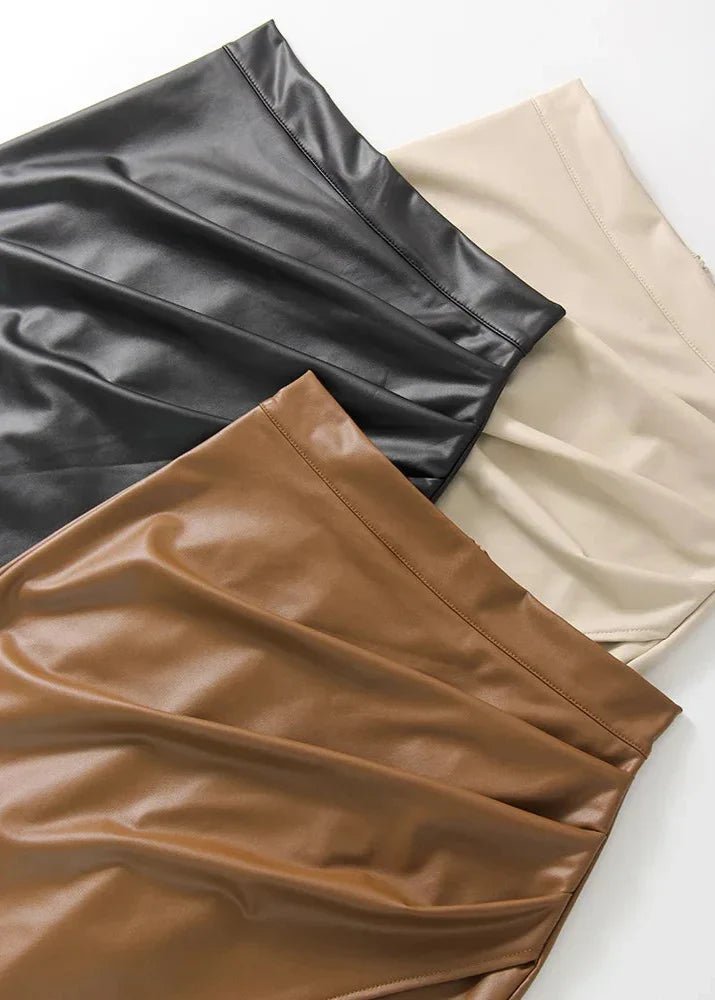 Ciara | Leather Skirt