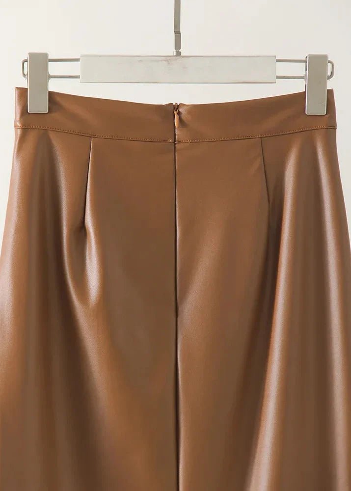 Ciara | Leather Skirt