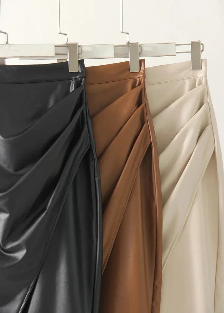 Ciara | Leather Skirt