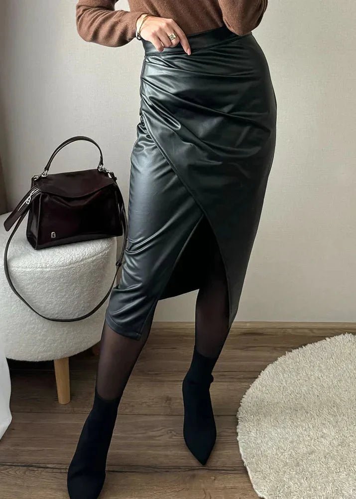 Ciara | Leather Skirt