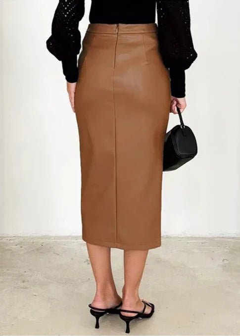 Ciara | Leather Skirt