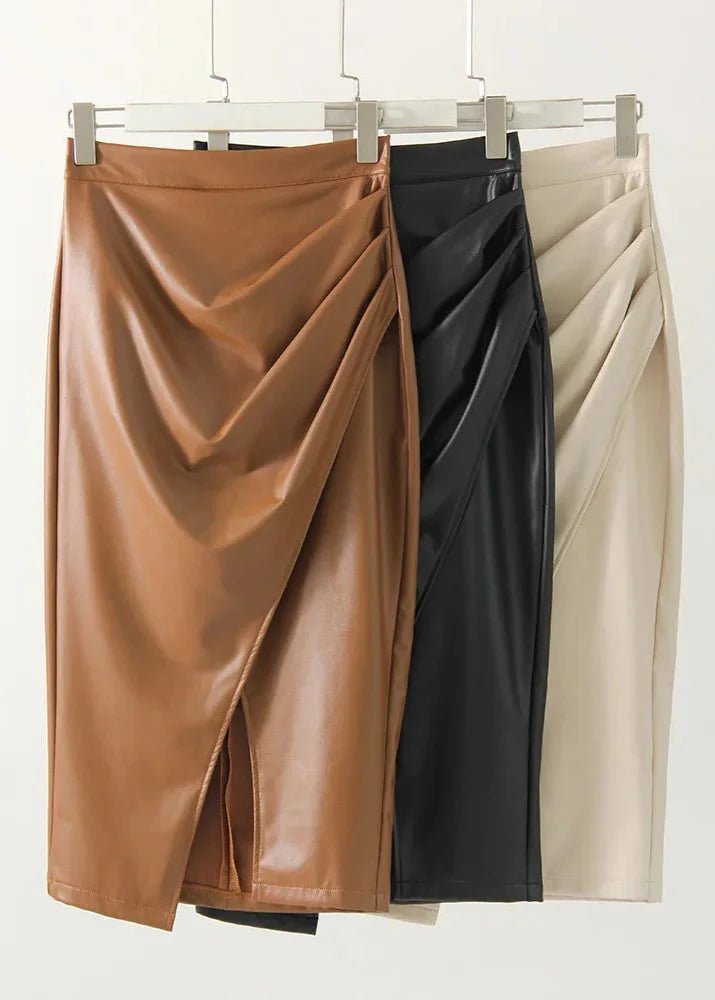 Ciara | Leather Skirt