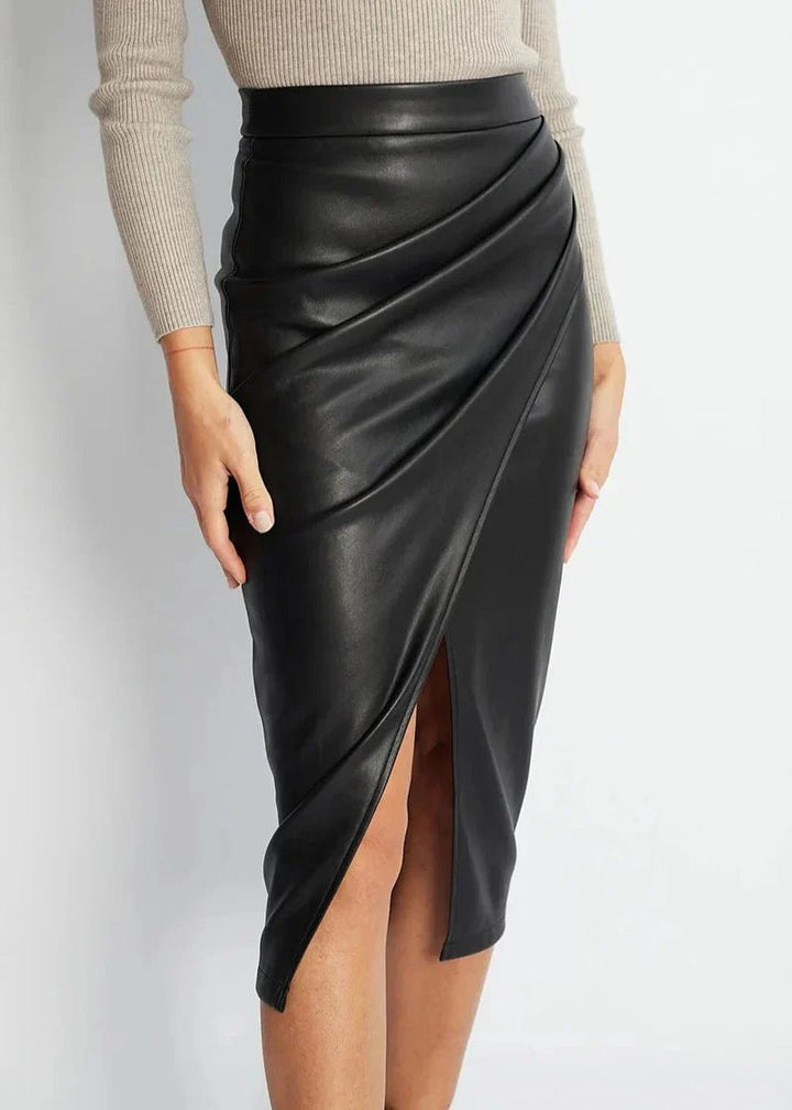 Ciara | Leather Skirt
