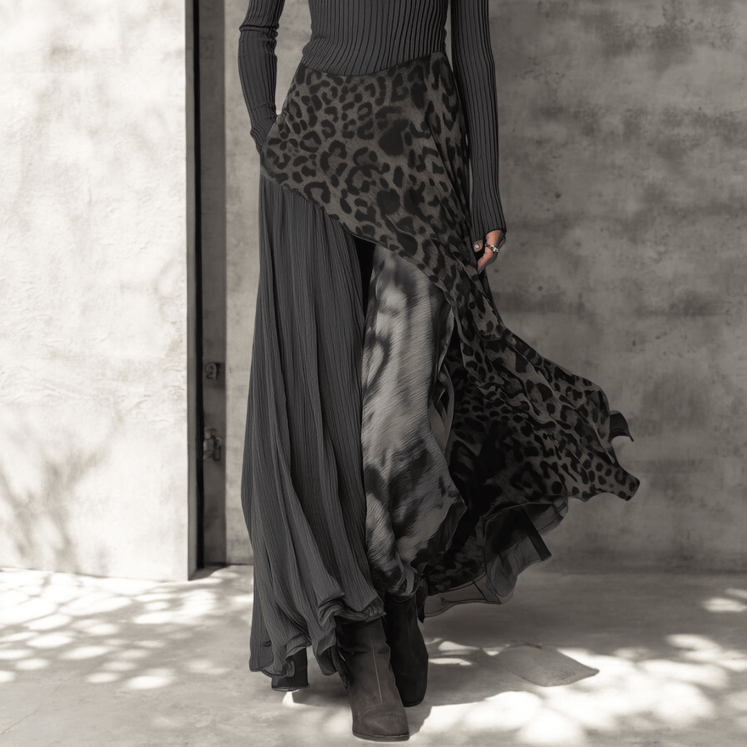 Ciara | Long Leopard Dress