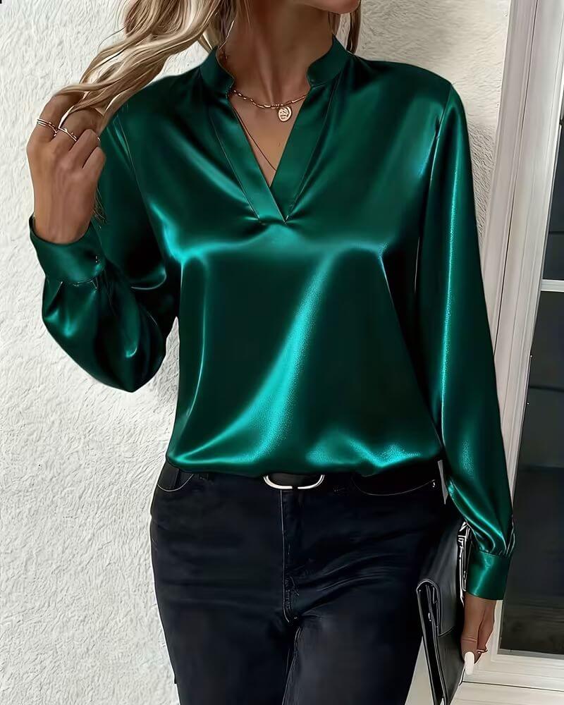 Ciara | Timeless Satin Blouse