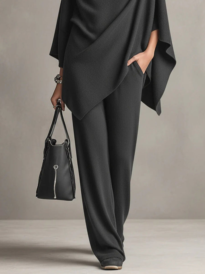 Élise | Elegant Drape Two-Piece Set