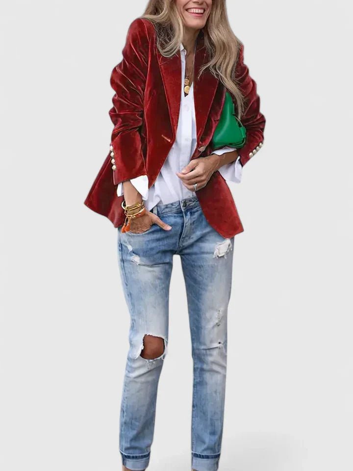 Fiadh | Heritage Velvet Blazer